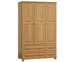 Šatní skříň 3Dč3 šířka 120 olše