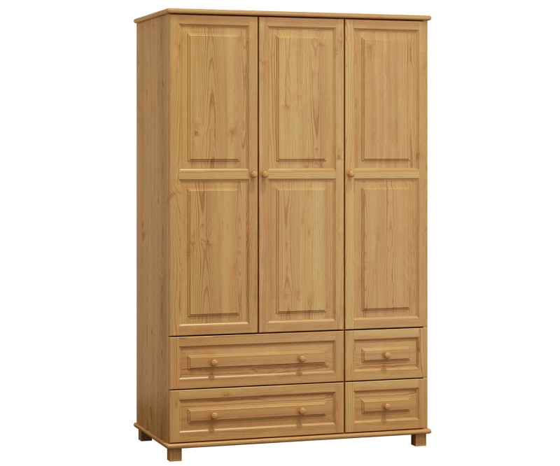 Šatní skříň 3Dč3 šířka 120 olše