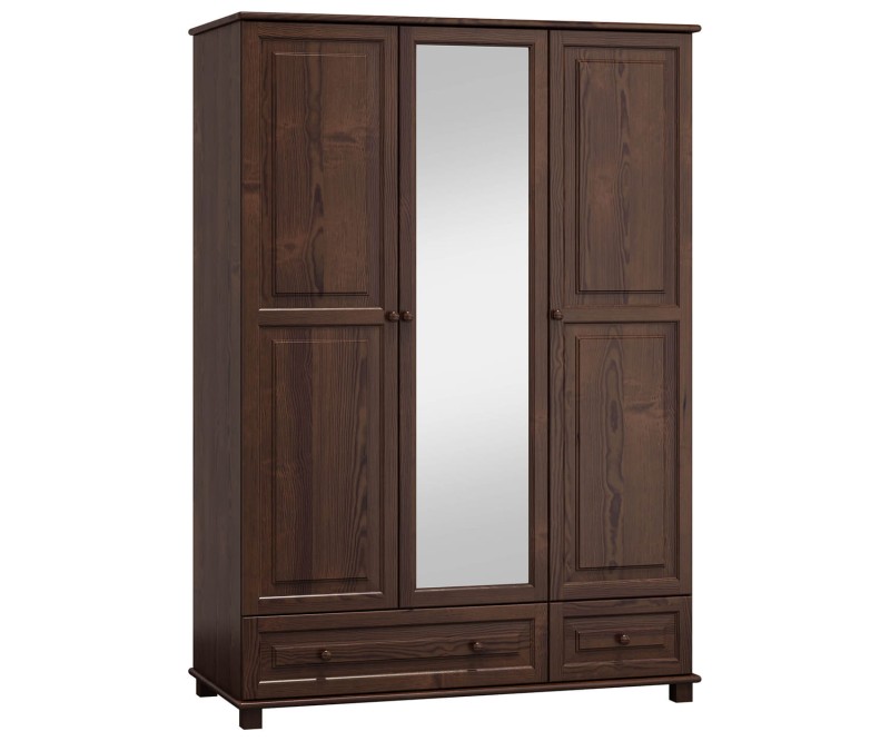 Šatní skříň 3Dč5 šířka 133 ořech