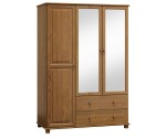 Šatní skříň 3Dč6 šířka 120 dub