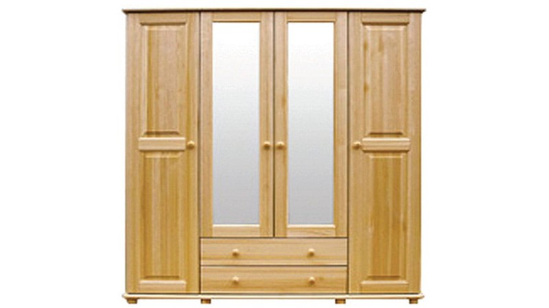 Šatní skříň 4Dč1 šířka 160 olše