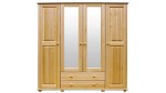 Šatní skříň 4Dč1 šířka 180 ořech