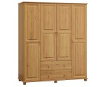 Šatní skříň 4Dč2 šířka 160 olše