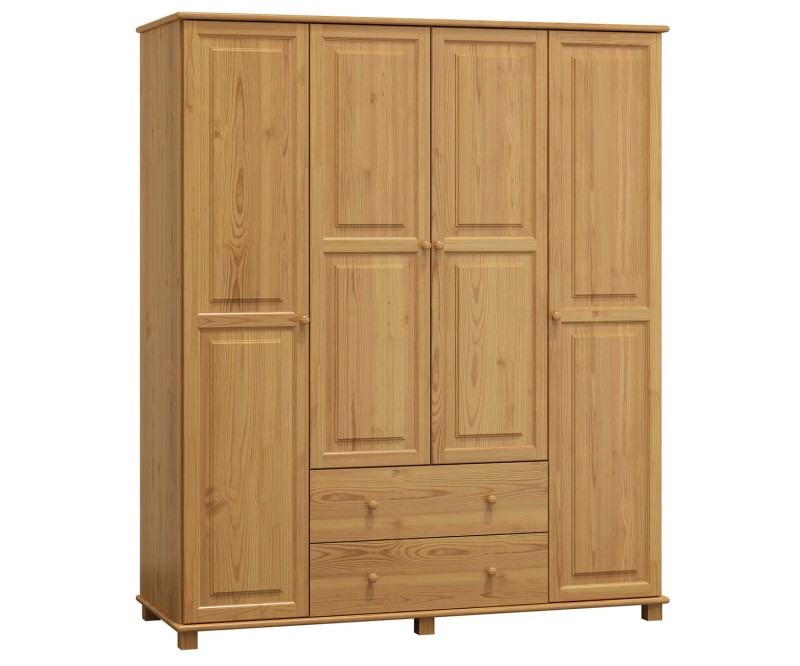 Šatní skříň 4Dč2 šířka 160 olše