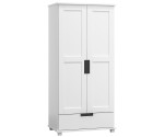 Šatní skříň č7 šířka 80 věšák/police Modern bílá