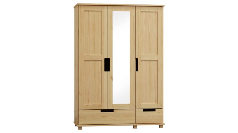 Šatní skříň č8 šířka 133 Modern ořech