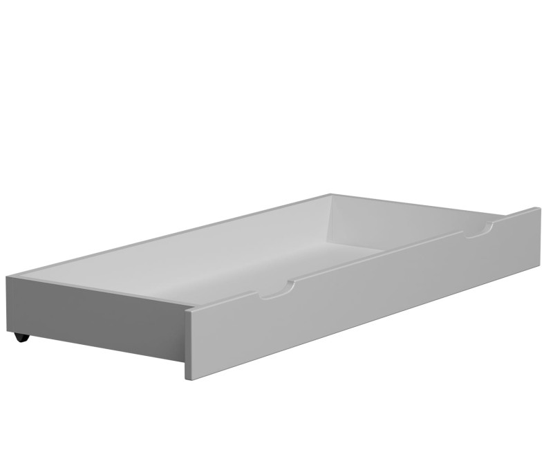 Borovice šuplík pod postel 150 cm bílý