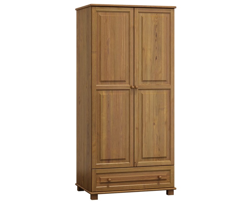 Šatní skříň 2Dč1 šířka 80 věšák/police dub