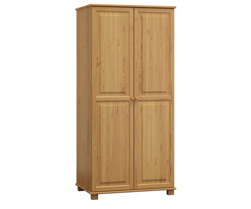 Šatní skříň 2Dč2 šířka 80 věšák/police olše