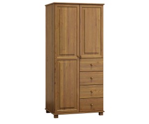 Šatní skříň 2Dč3 šířka 80 věšák/police dub