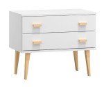 Komoda č1 šířka 80 cm 2š Venuci bílý