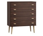 Komoda č1 šířka 100 cm 5š Venuci ořech