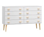 Komoda č2 šířka 120 cm 4š Venuci bílý