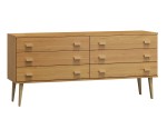Komoda č2 šířka 160 cm 3š Venuci olše