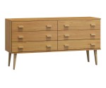 Komoda č2 šířka 140 cm 3š Venuci olše