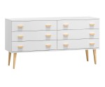 Komoda č2 šířka 140 cm 3š Venuci bílý