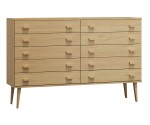 Komoda č2 šířka 160 cm 5š Venuci borovice