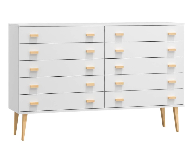 Komoda č2 šířka 160 cm 5š Venuci bílý