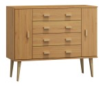 Komoda č3 šířka 120 cm 4š Venuci olše