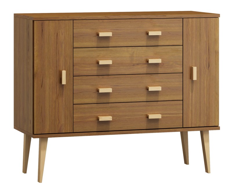 Komoda č3 šířka 120 cm 4š Venuci dub