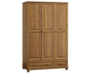 Šatní skříň 3Dč1 šířka 120 dub