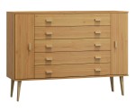 Komoda č3 šířka 160 cm 5š Venuci olše