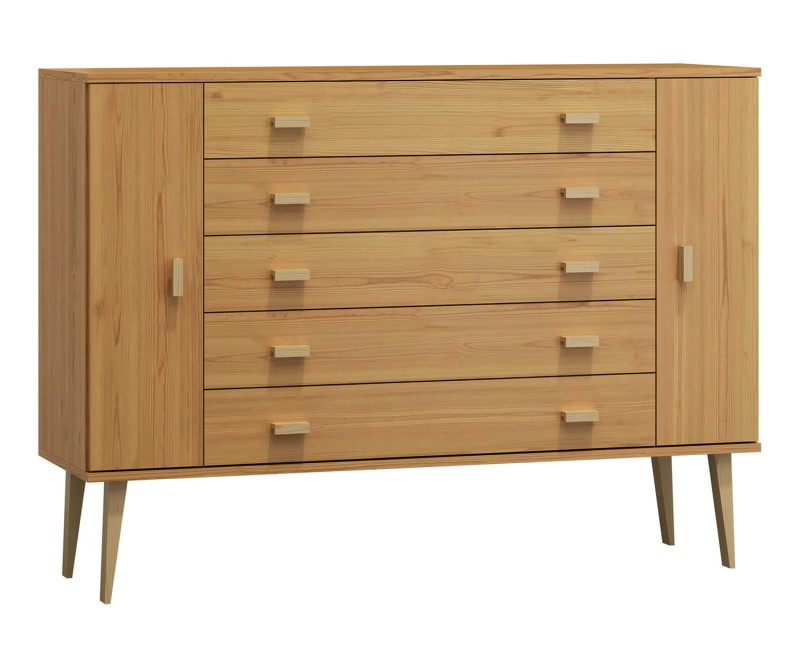 Komoda č3 šířka 160 cm 5š Venuci olše