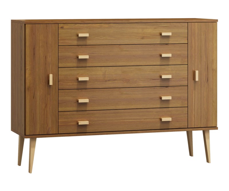 Komoda č3 šířka 180 cm 5š Venuci dub