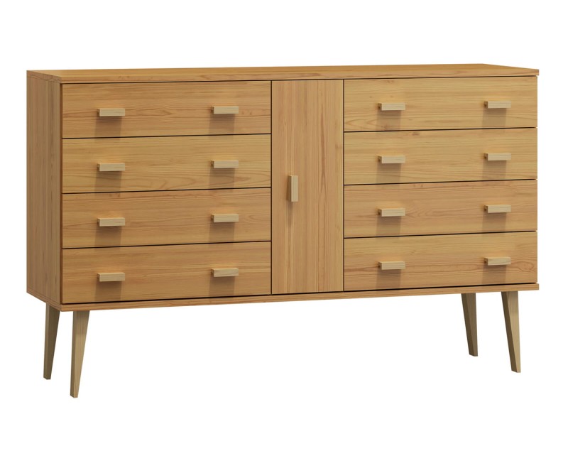 Komoda č4 šířka 140 cm 4š Venuci olše