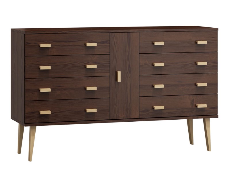 Komoda č4 šířka 120 cm 4š Venuci ořech