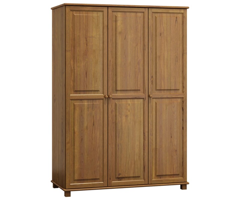 Šatní skříň 3Dč2 šířka 120 dub