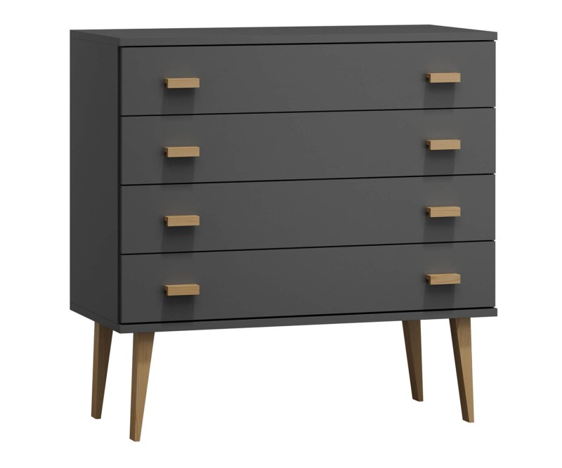Komoda č1 šířka 100 cm 4š Venuci šedá