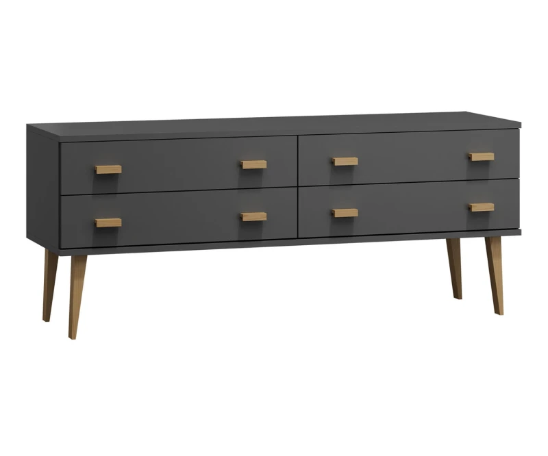 Komoda č2 šířka 120 cm 2š Venuci šedá