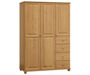 Šatní skříň 3Dč4 šířka 133 olše