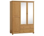 Šatní skříň 3Dč6 šířka 120 olše