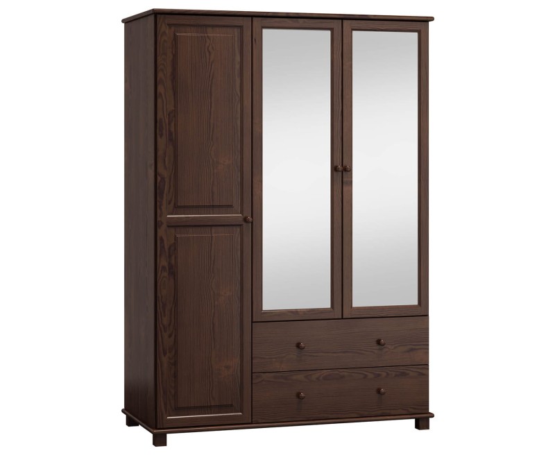 Šatní skříň 3Dč6 šířka 120 ořech