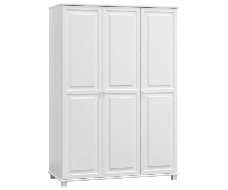 Šatní skříň 3Dč2 šířka 120 bílá