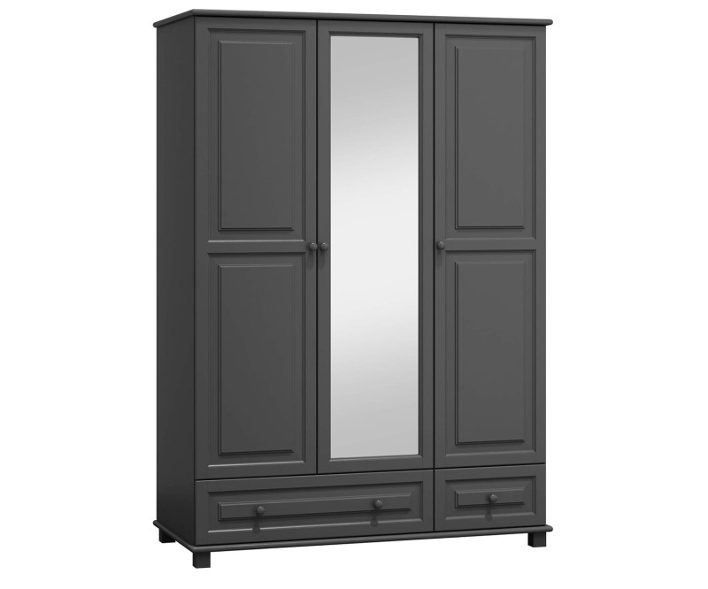 Šatní skříň 3Dč5 šířka 120 šedá