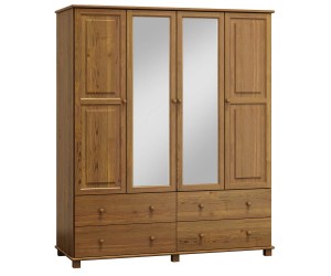 Šatní skříň 4Dč4 šířka 160 dub