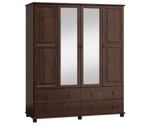 Šatní skříň 4Dč4 šířka 180 ořech