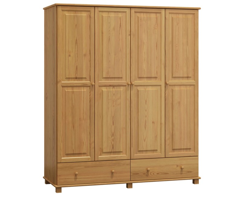 Šatní skříň 4Dč5 šířka 160 olše