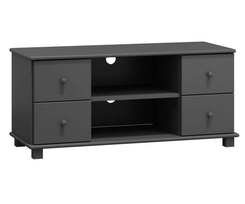TV stolek borovice šedý č3 šířka 136