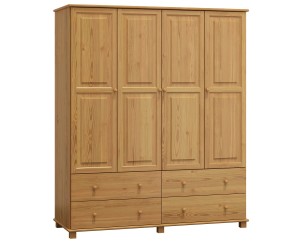 Šatní skříň 4Dč6 šířka 160 olše