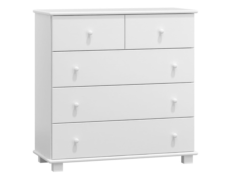 Komoda 5s hloubka 42 bílá