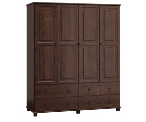 Šatní skříň 4Dč6 šířka 180 ořech