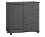 Komoda č48 hloubka 47 šedá