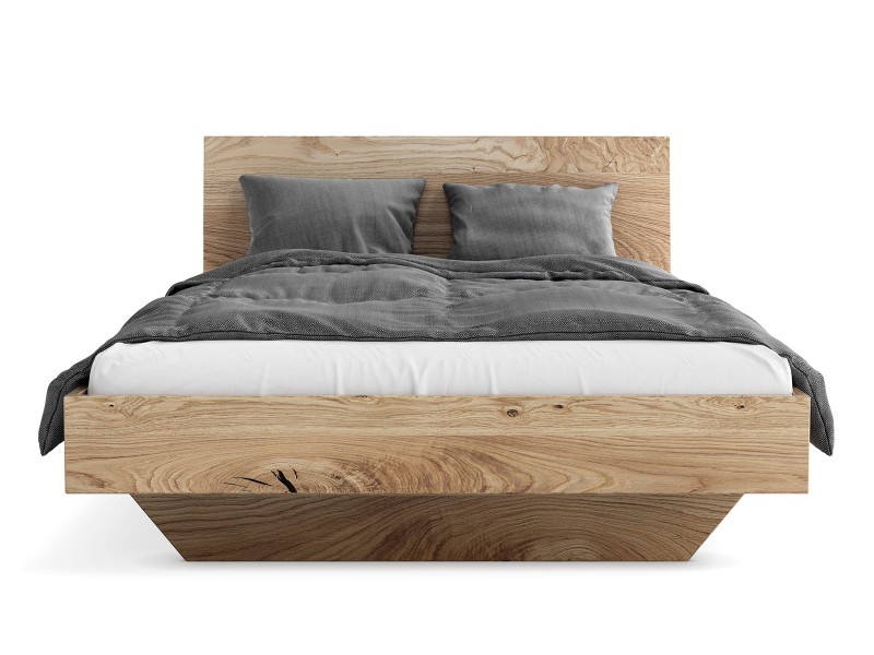Dubová postel 180x200 cm Piacenza