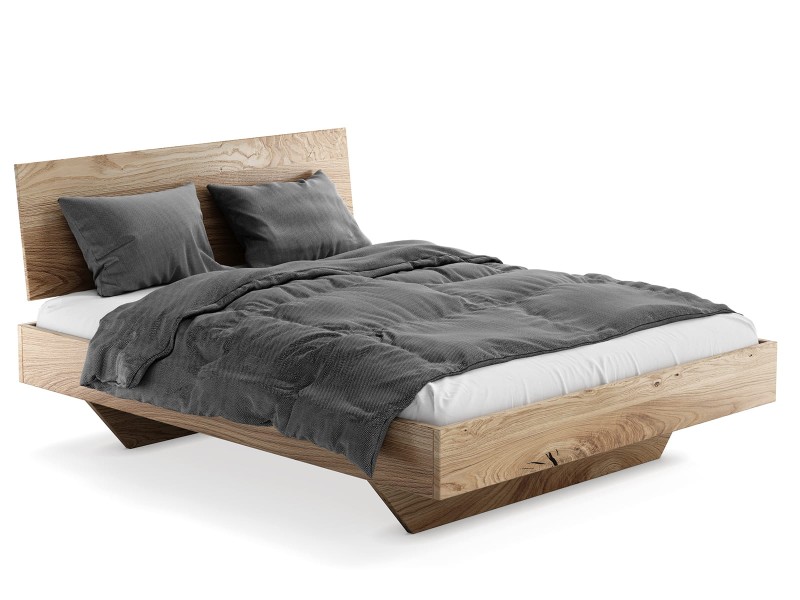 Dubová postel 180x200 cm Piacenza