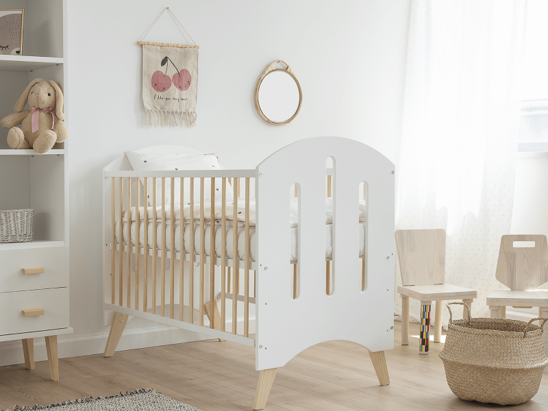 Dětské postýlky 60x120 BABY DREAM bílý/borovice