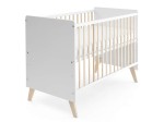 Dětské postýlky 60x120 BABY HAPPY bílý/borovice